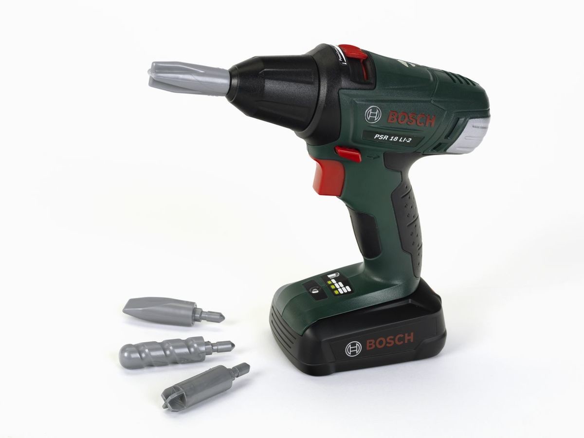 Bosch Accuboormachine met bits, draait met licht en geluid