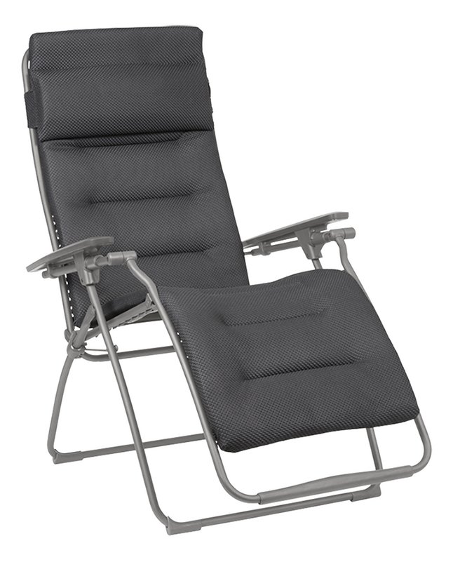 Lafuma Futura XL Be Comfort Relax Dark Grey Traploos Verstelbaar