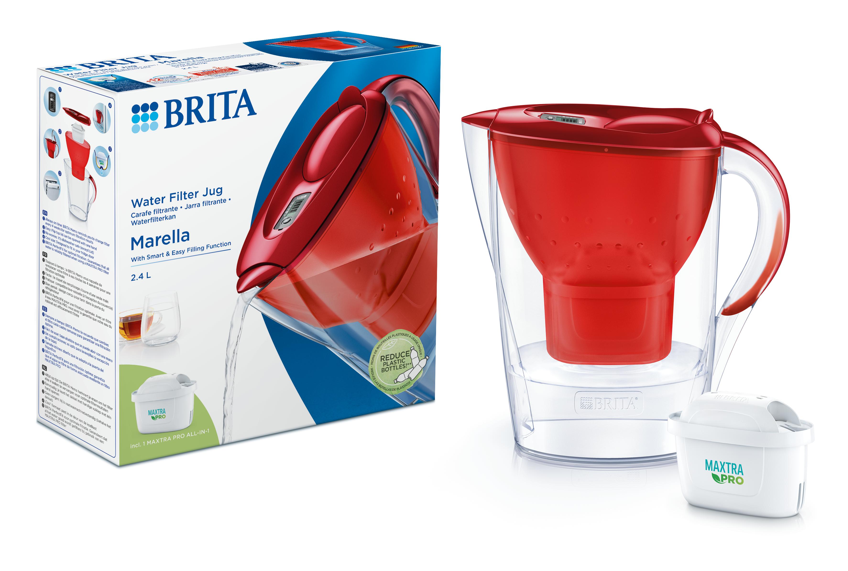 Brita Waterfilterkan Marella Pro 2.4 l Rood