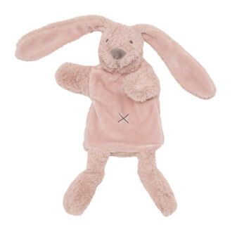 Happy Horse Doudou Rabbit Richie Handpuppet Old Pink 26 cm