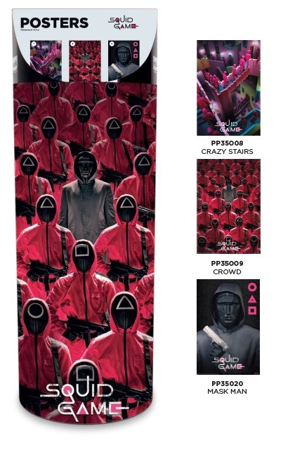 Squid Game Poster assorti - Prijs per Stuk