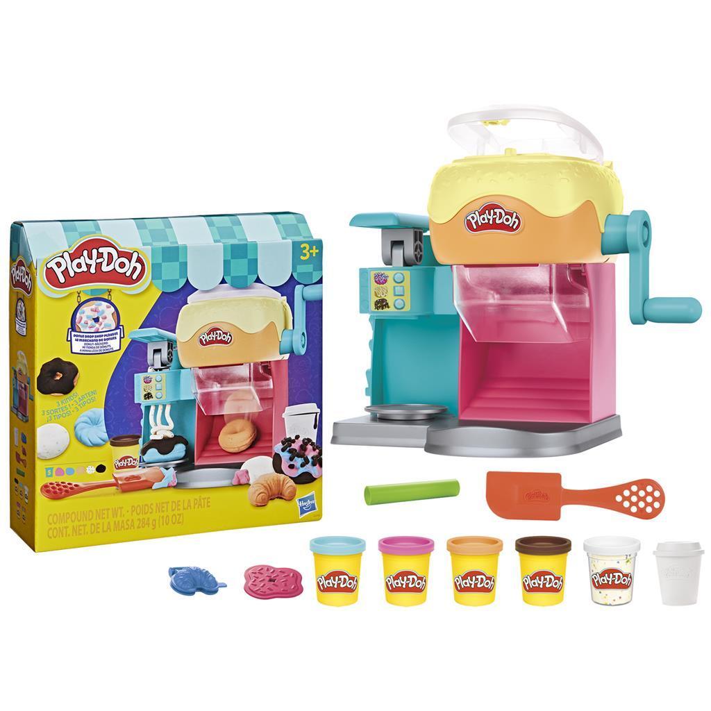 Play-Doh Donut Drop Shop speelset, 5 potjes 56 gr.