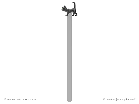 Chocli Bladwijzer Zwarte Kat met Ogen Glow in the Dark