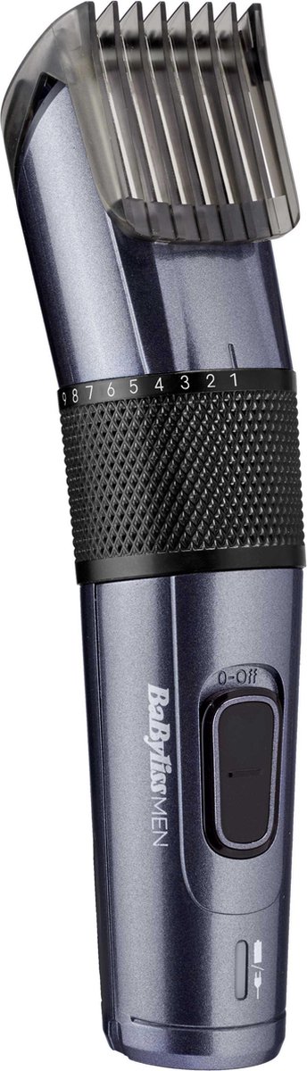 Babyliss Haar- en Baardtrimmer Carbon titanium, 25 standen opbergtas