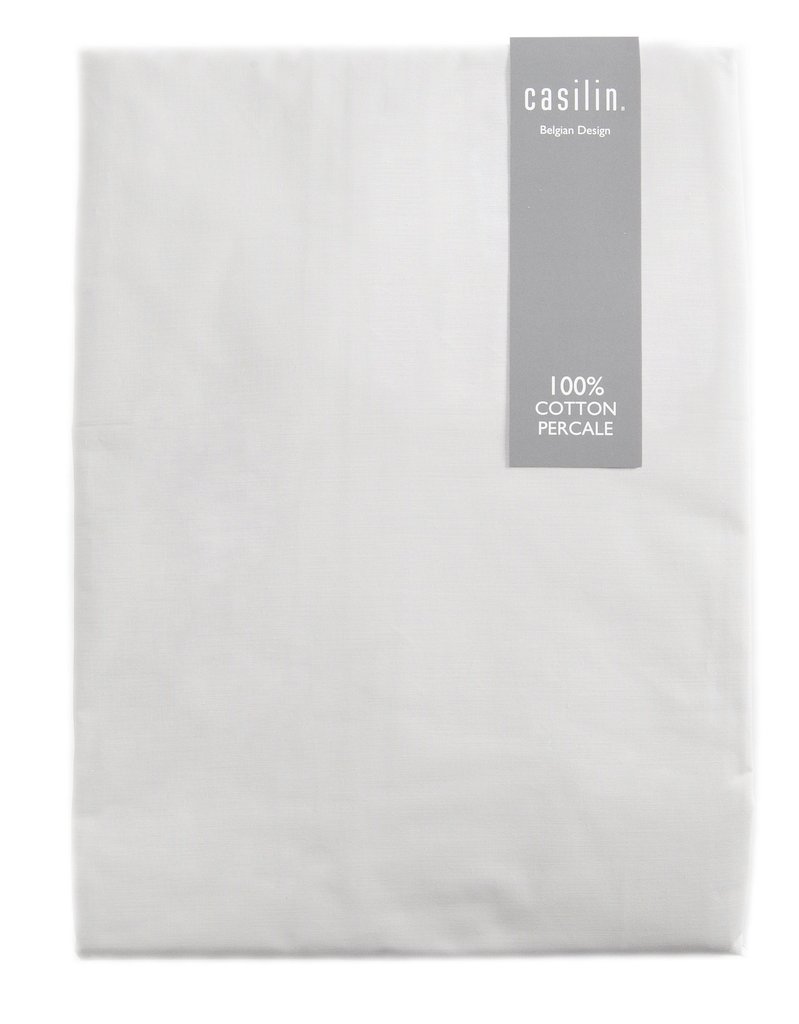 Casilin Hoeslaken Royal Percale Mouse Licht Grijs 160x200 cm Katoen