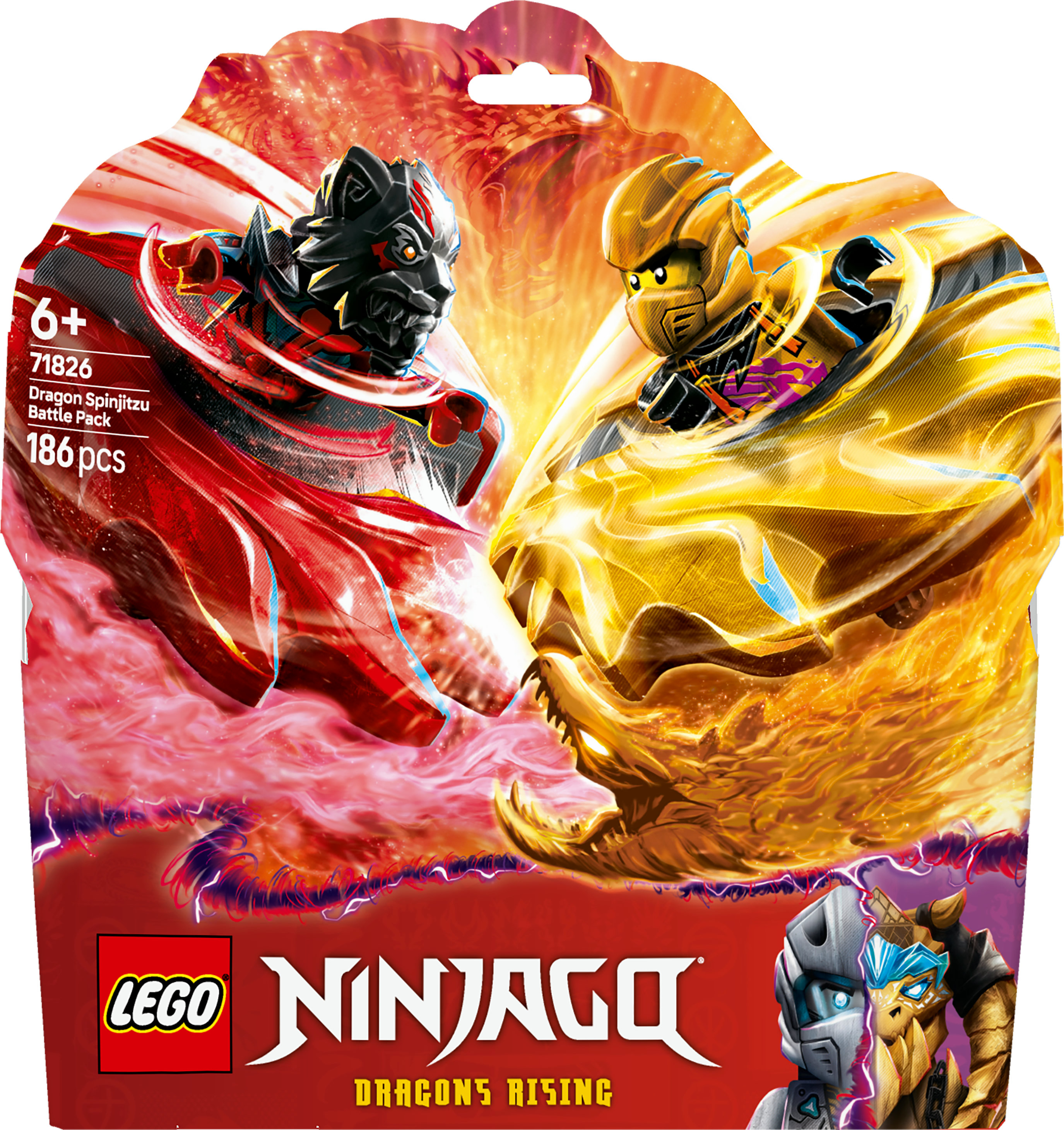 LEGO NINJAGO Winter Collectie 2025 LEGO Ninjago 71826 Spinjitzu drakenstrijdpakket