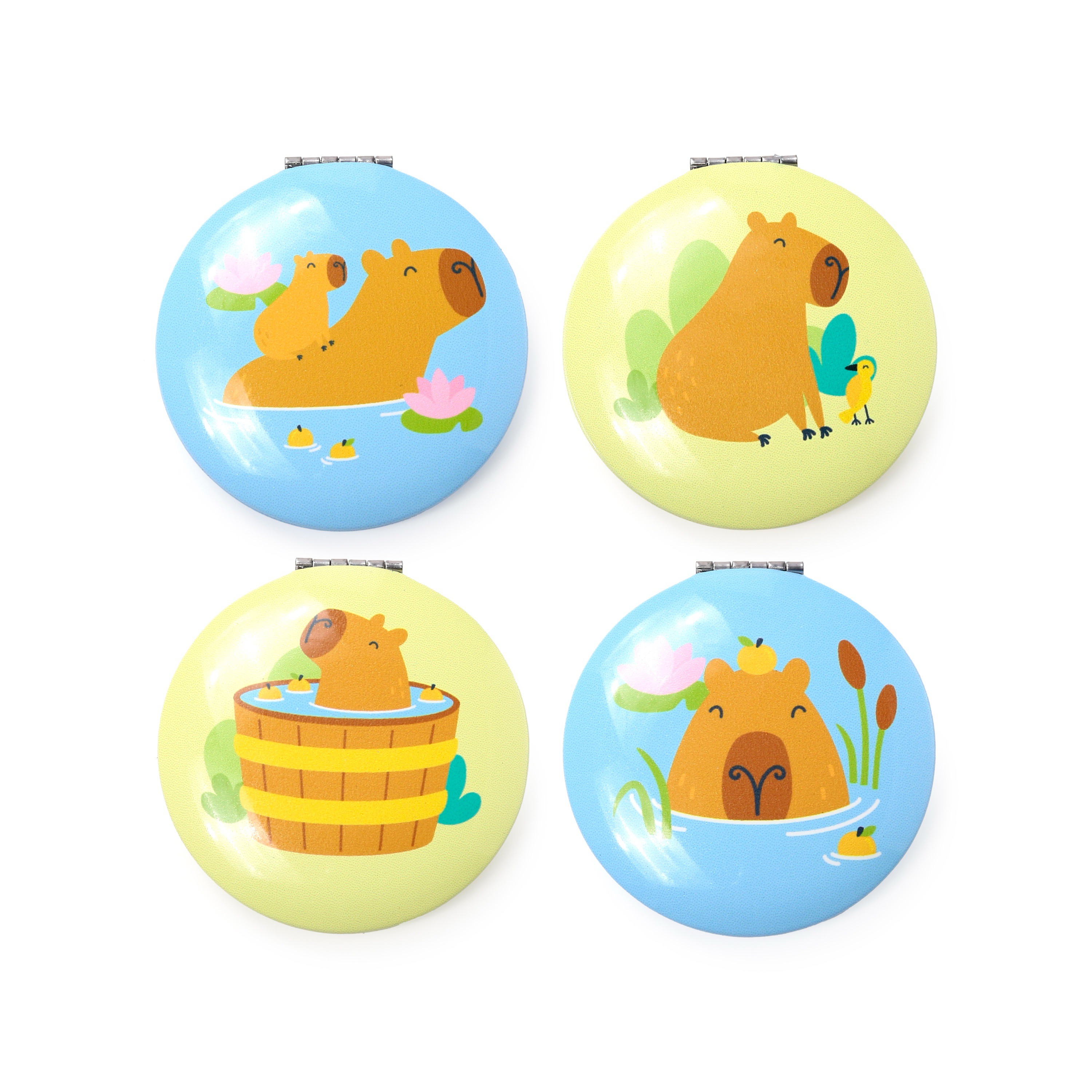 Capybara Make-up Spiegel assorti - prijs per stukl