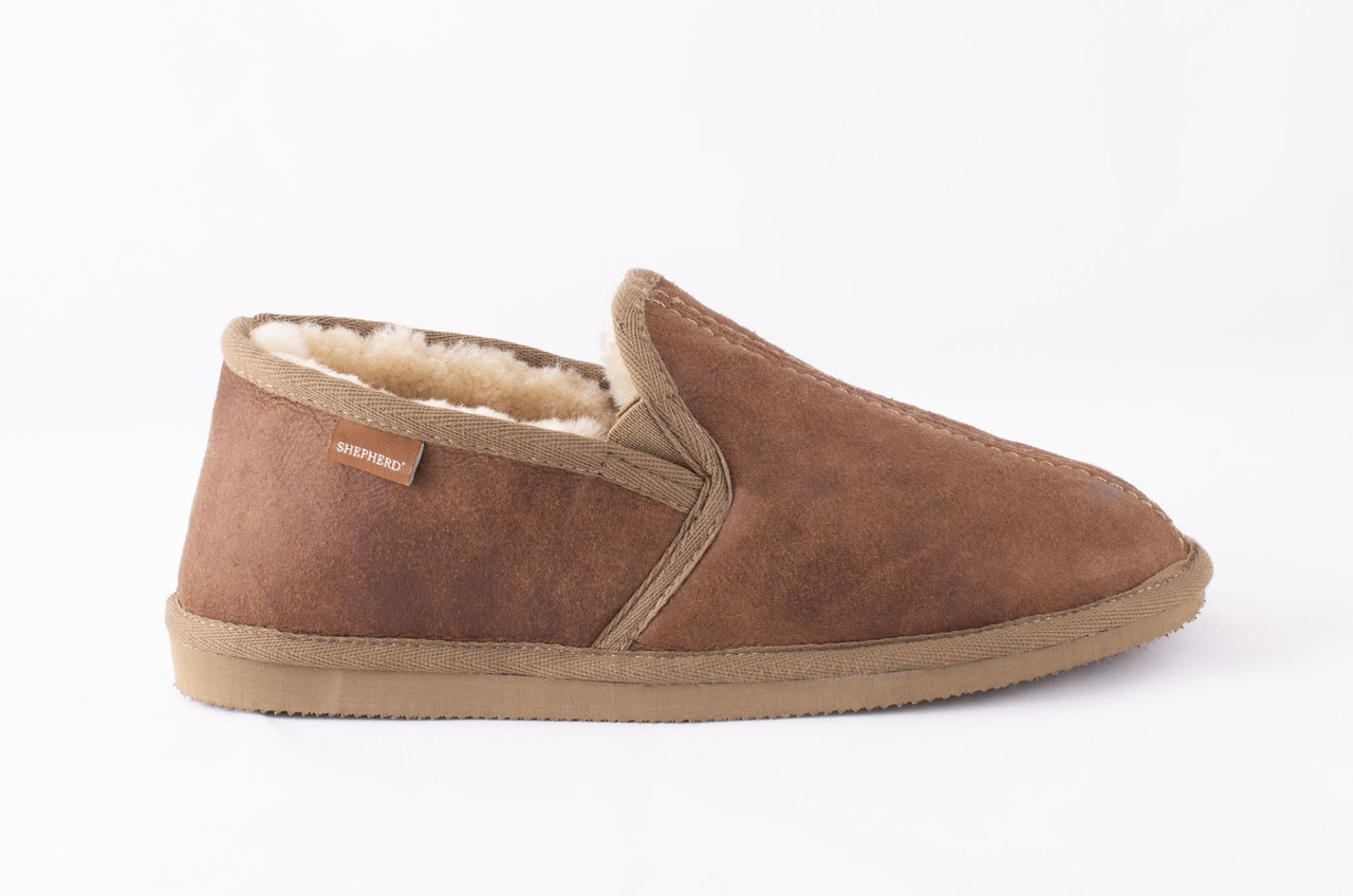 Shepherd Pantoffel Heren Bosse Antique Cognac - maat 41