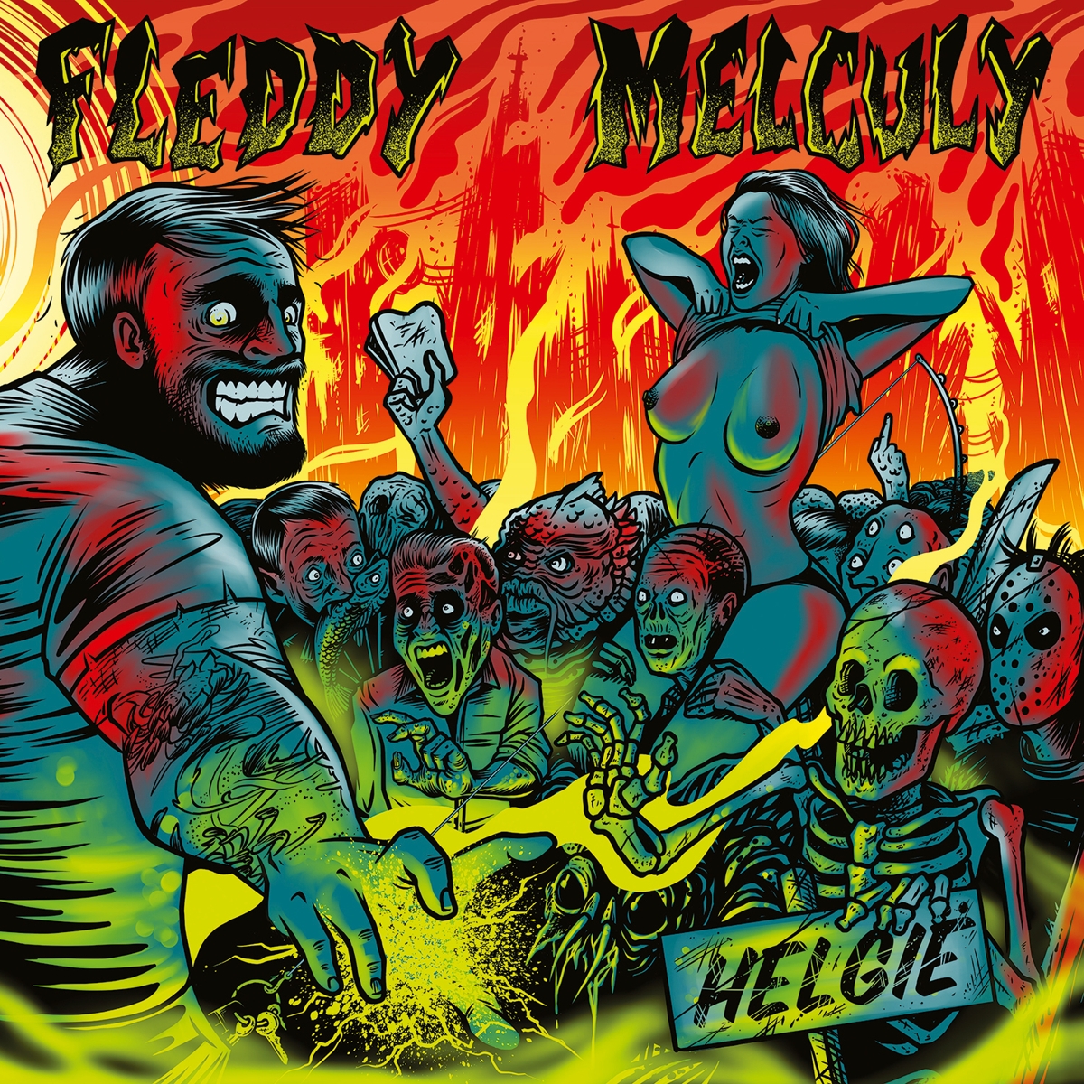 Fleddy Melculy - Helgie LP 500 Cps on Gold Coloured Vinyl