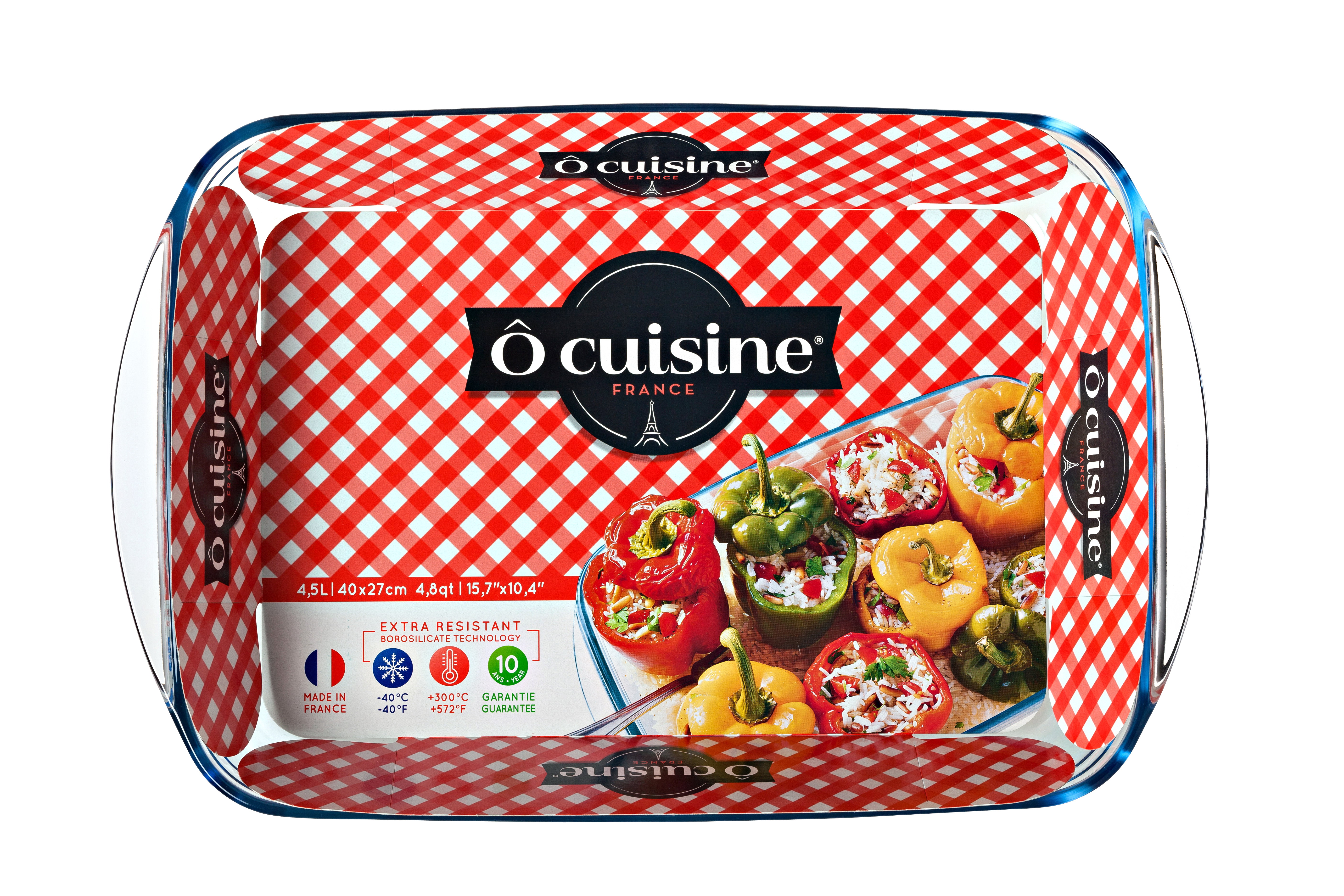 O Cuisine Ovenschaal 40x27 cm - Glas - 4.5l