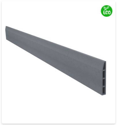 ECOPLANC EDGE Plank Set van 4 Planken Grijs 120cm x 20cm x 3cm