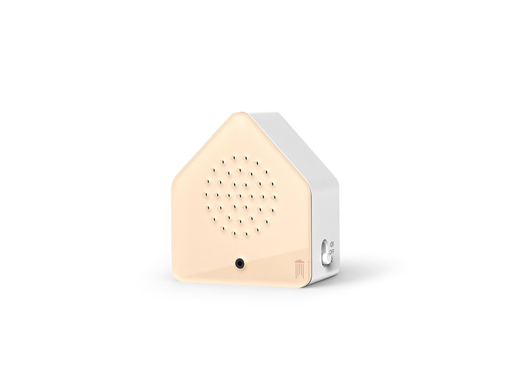 Relaxound Satellitebox Wind Chimes Classic - Box met Windgonggeluiden 60 sec. - 7x4x7.7 cm - met Bewegingssensor - Oplaadbaar via USB-C (incl.) - Wit/Classic