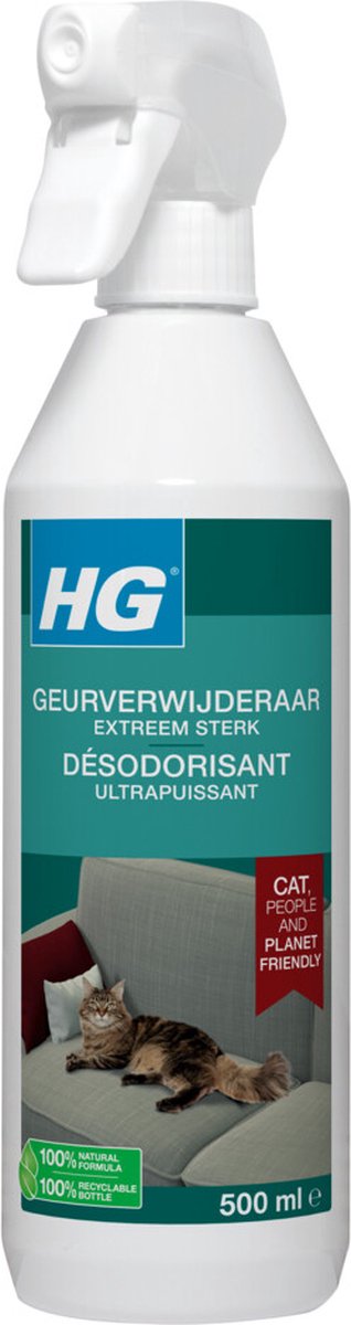 HG Geurverwijderaar Kat extreem sterk 500 ml