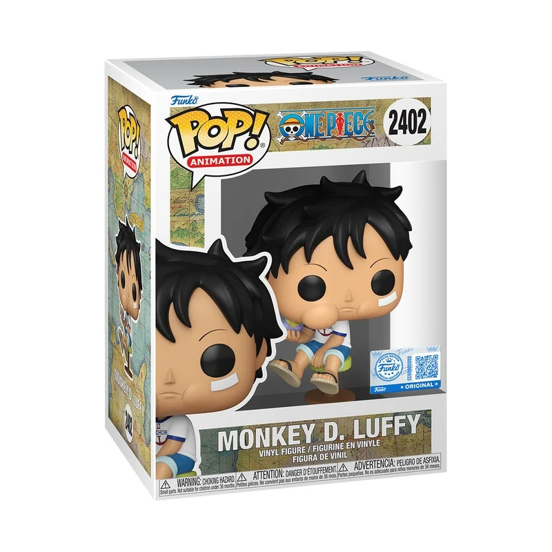 Funko Pop! Animation - One Piece: Kid Luffy eating Devil Fruit 2402