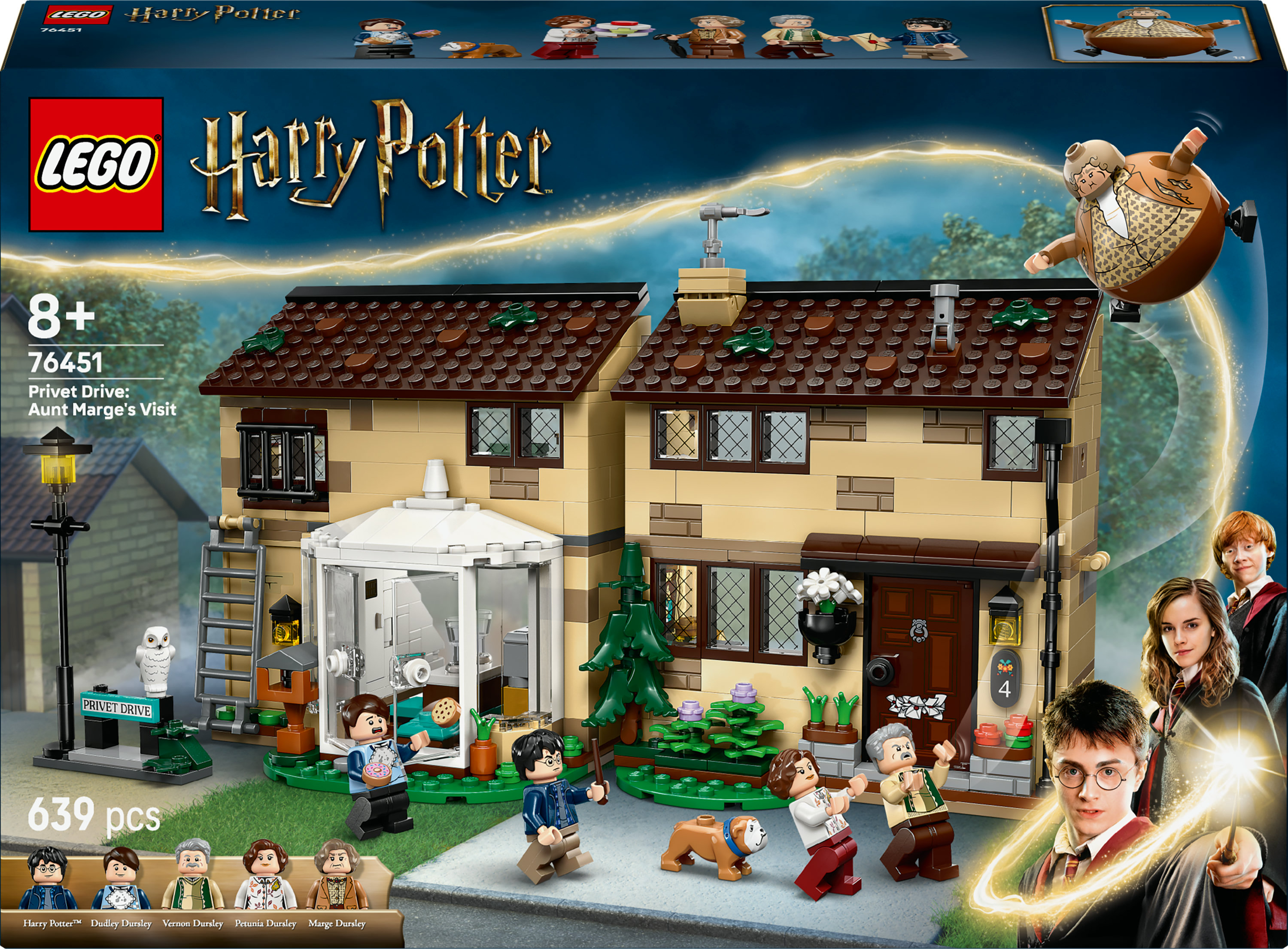 Lego Harry Potter 76451 Ligusterlaan : Bezoek van tante Margot