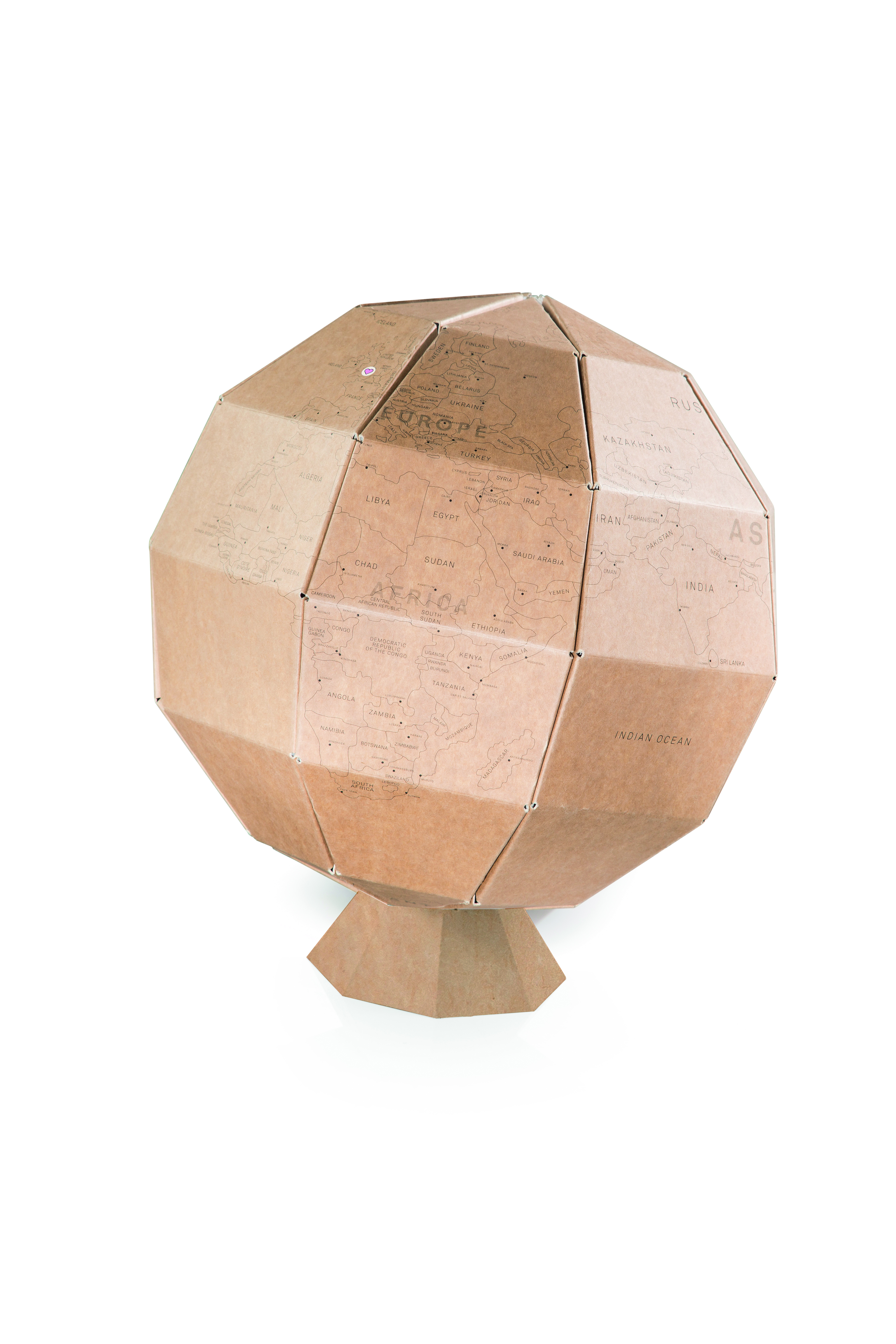 Donkey Wereldbol Papier My Travel Globe Dia 26cm - inclusief Stickers