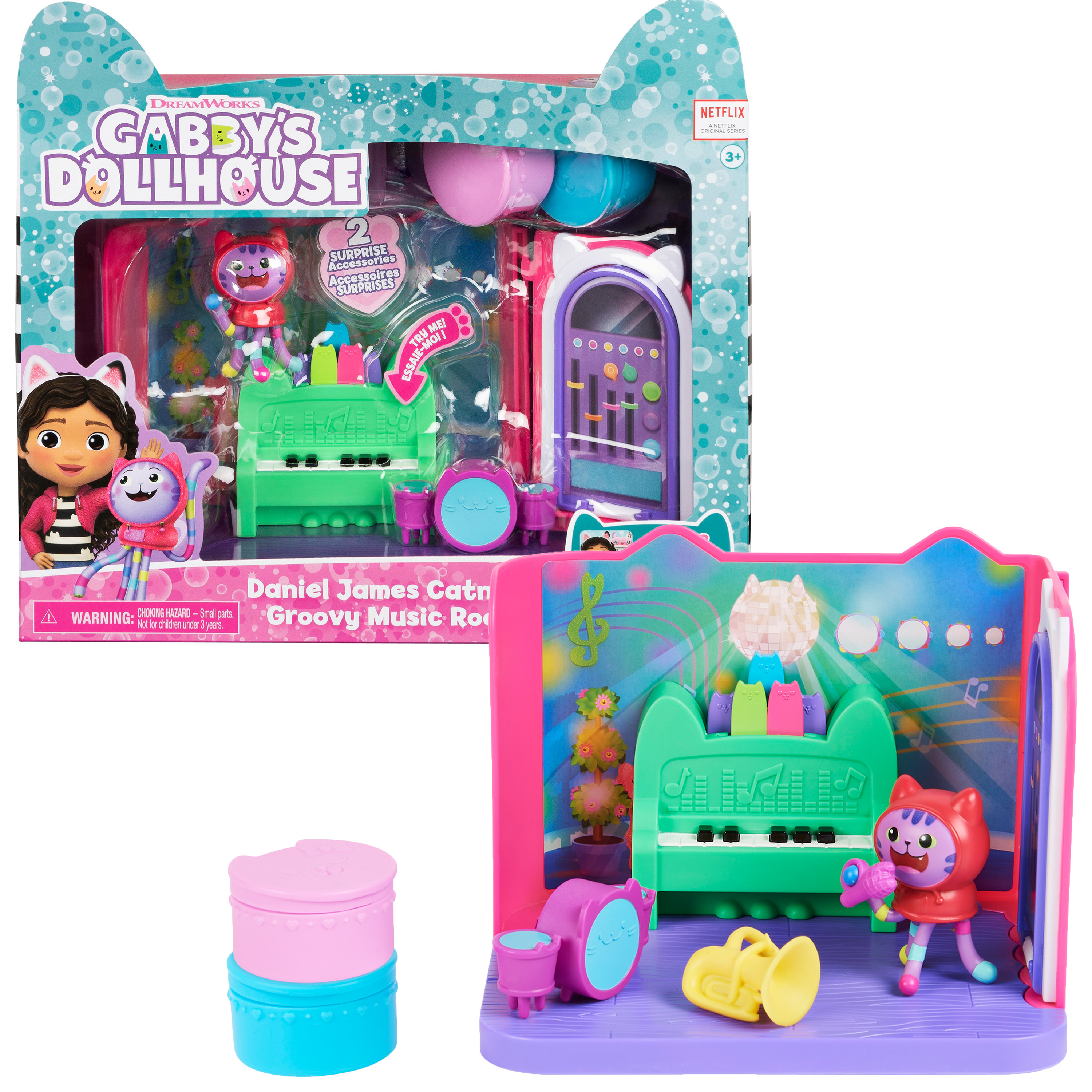Gabby's Poppenhuis Deluxe Room DJ Catnip Muziekkamer