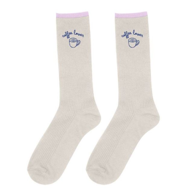 Atelier Pistache Damessokken Patisserie Paris Coffee Lover - One Size (36-40)