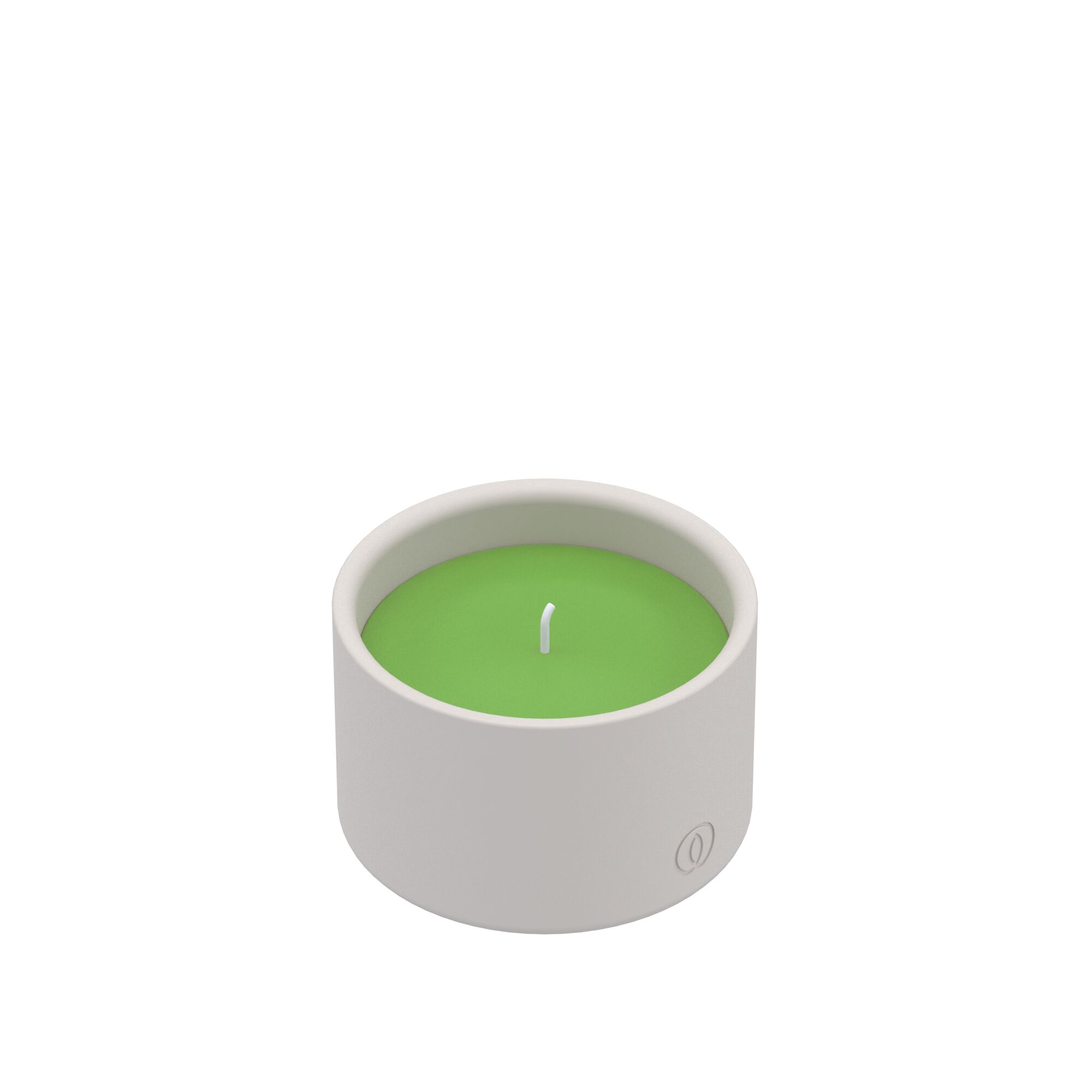 Spaas Buitenkaars Vivid Green 9.7x6 cm - Citronella - Terracotta Wit - 15 Branduren