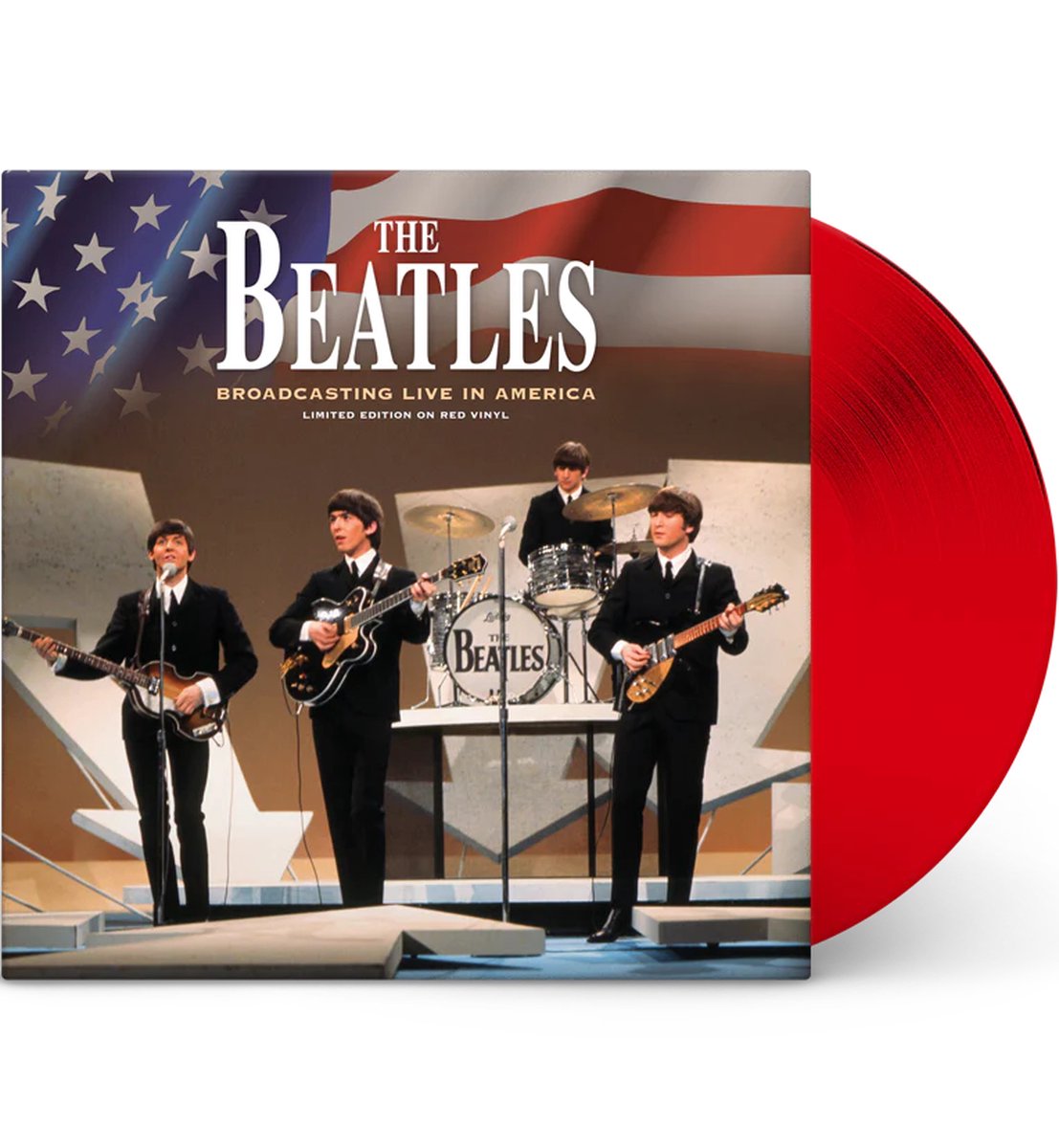 The Beatles - Broadcasting Live in America LP - Red Vinyl Limited Edition
