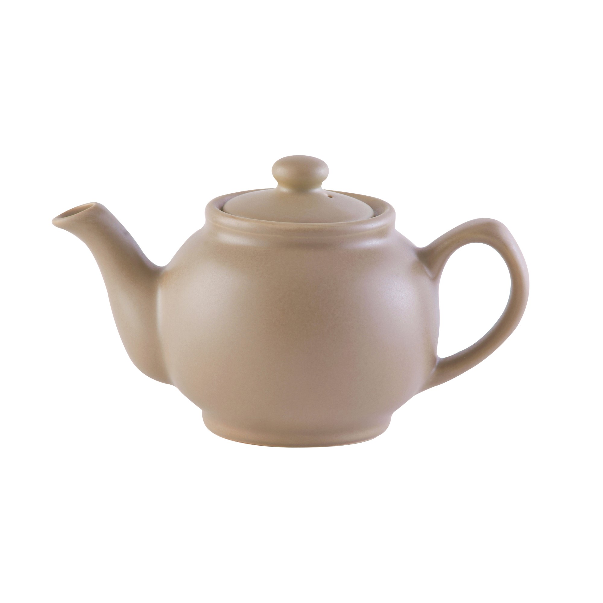 Price&Kensington Theepot Taupe voor 6 Kopjes 1.1l - Mat Aardewerk - 22.5x12x14 cm