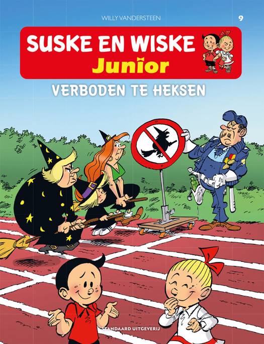 Stripverhaal Suske en Wiske Junior 9 Verboden te Heksen