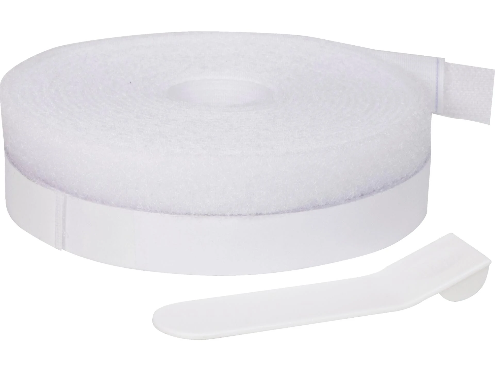 CanDo Klittenband 15 mm x 400 cm Wit