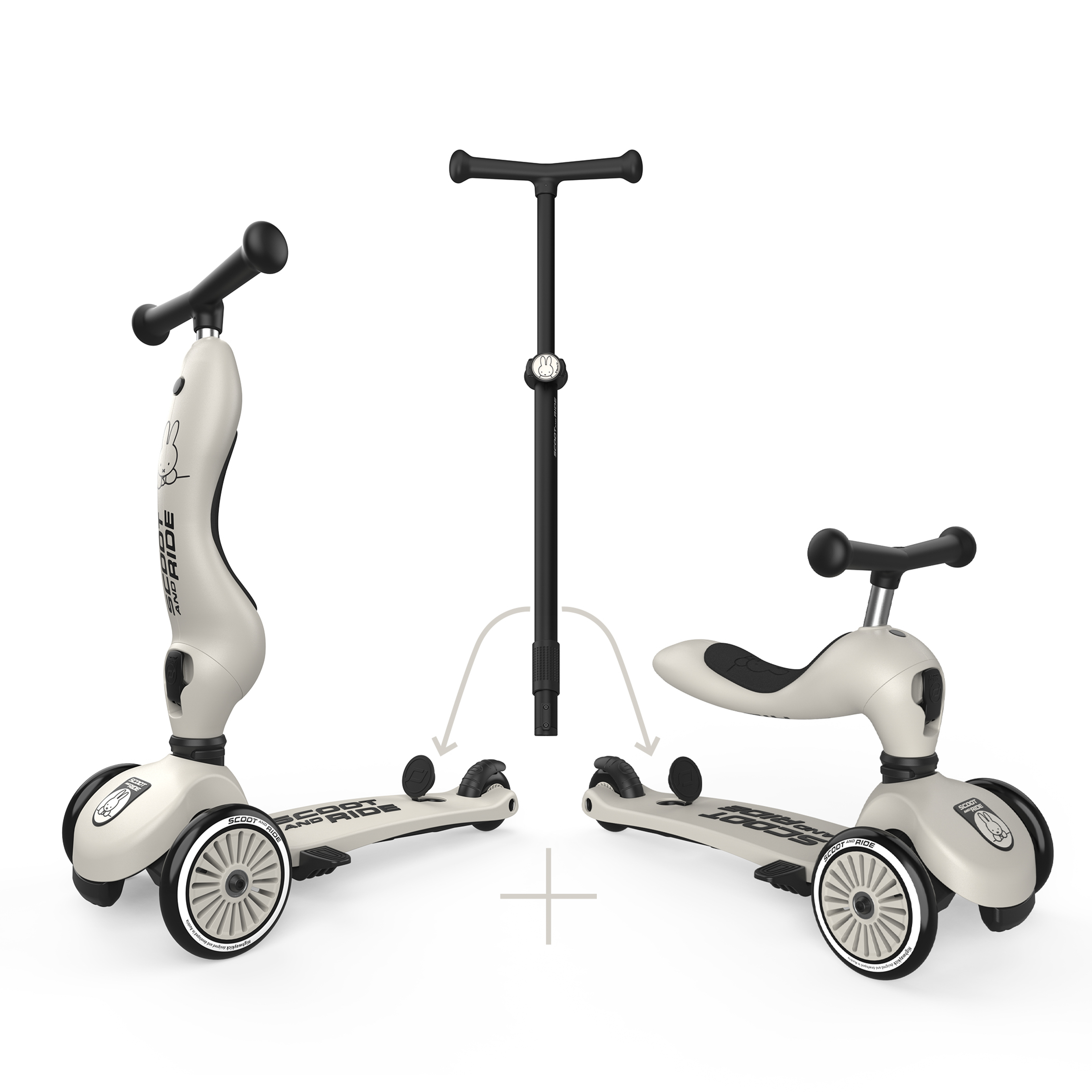 Scoot and Ride Highwaykick 1 Loopfiets-Step in 1 Push and Go Nijntje