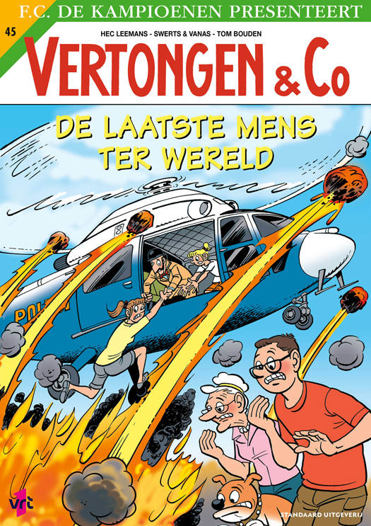 Stripverhaal Vertongen&C 45 De laatste mens ter Wereld