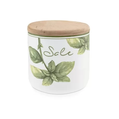 La Porcellana Bianca Voorraadpot Salt 1l - Zout - Porselein