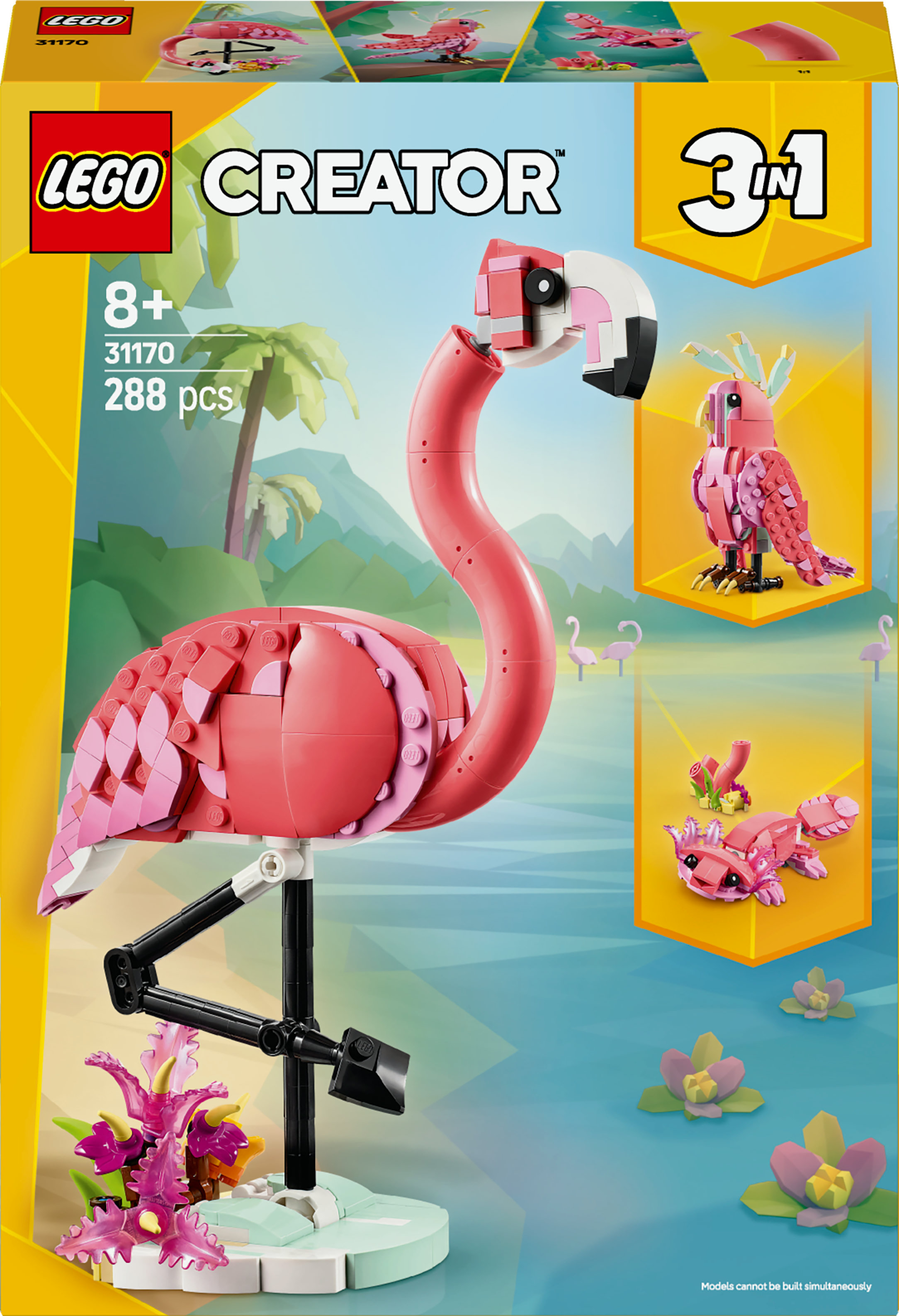 LEGO Creator 31170 Wilde Dieren : Roze Flamingo