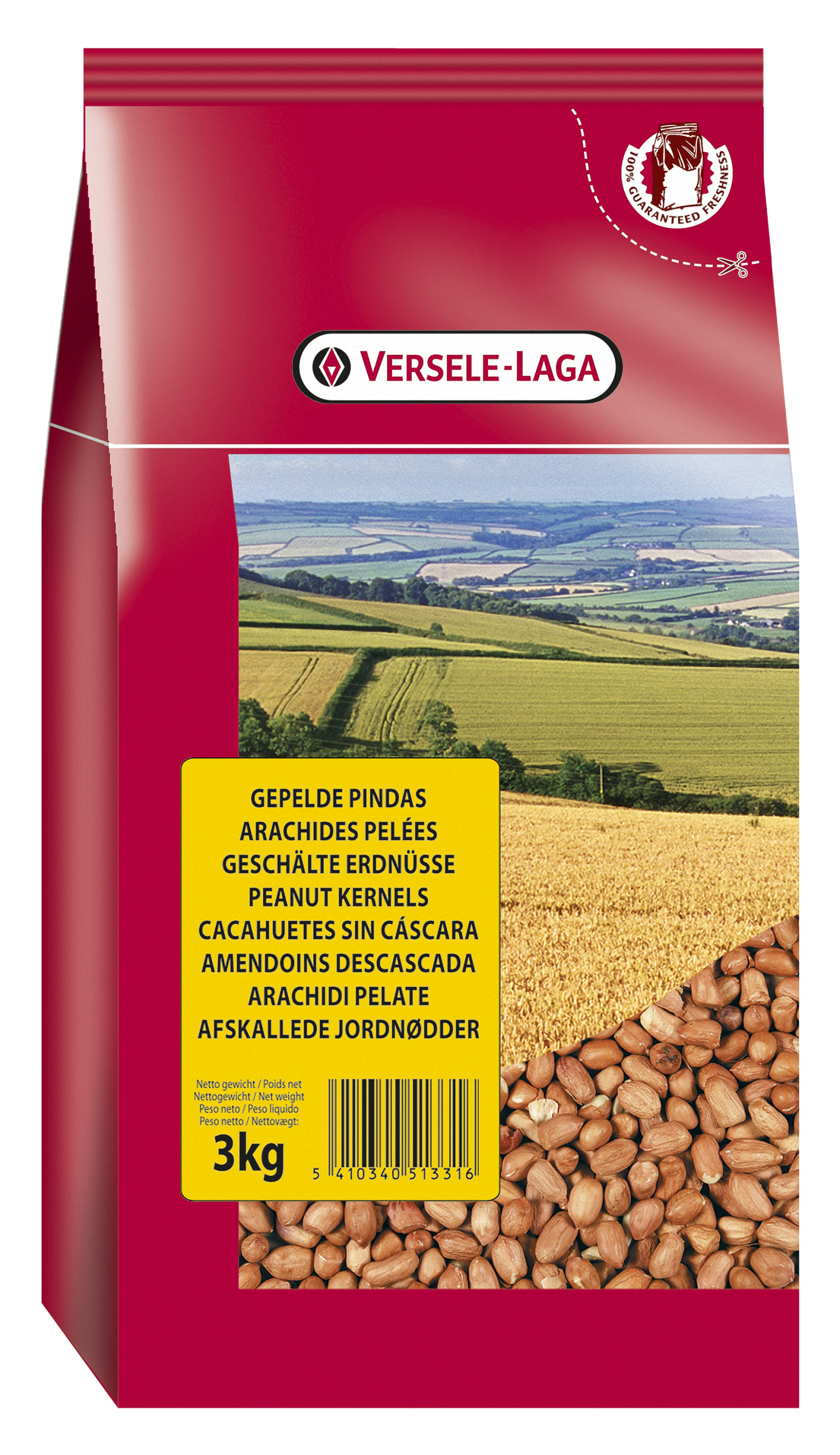 Versele-Laga Menu Nature Gepelde Pinda's 3 kg