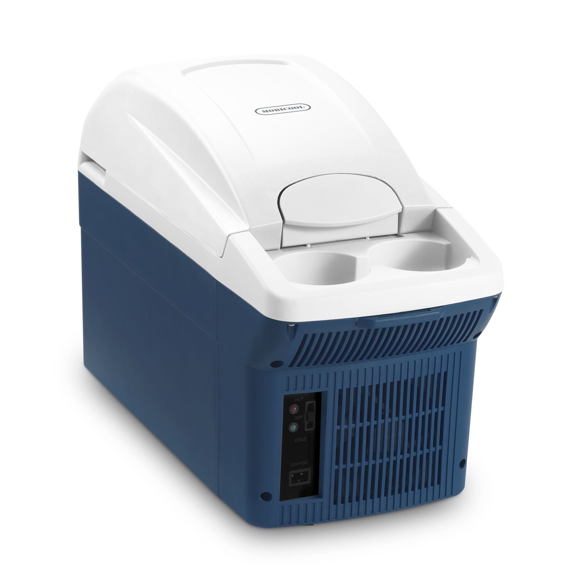 Mobicool MT08 12V DC Koelbox Thermo-Elektrisch Blauw/Wit 8 liter met Drankhouders