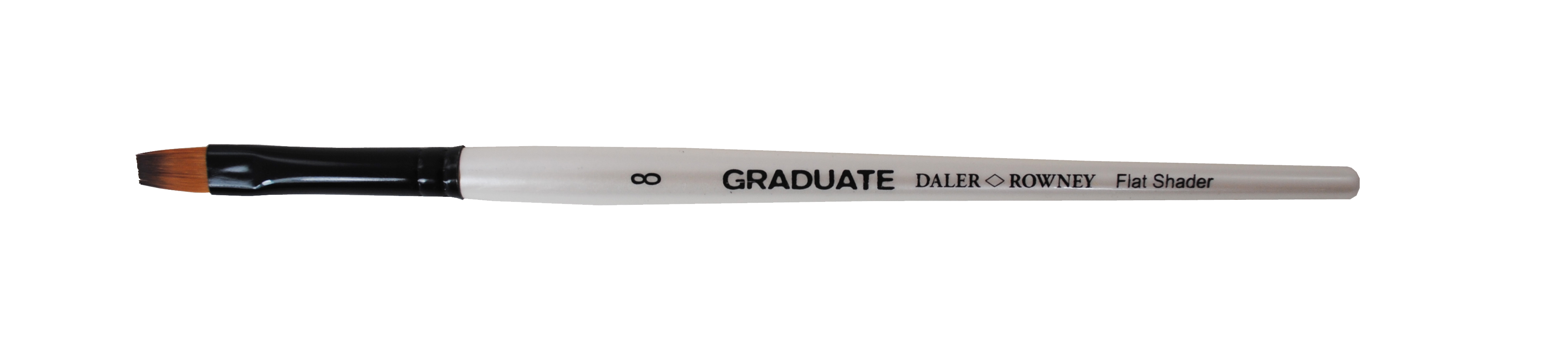 Daler Rowney Penseel Graduate Plat Kort N8 - Synthetisch