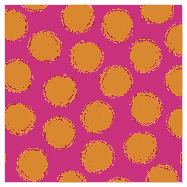 Artebene Servetten 33x33 cm Dots Oranje-Roze