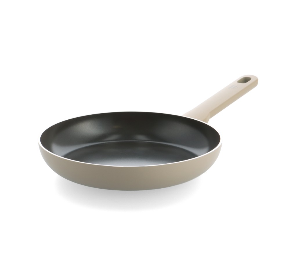 GreenChef Bakpan Tones Taupe 24cm - Keramische Antikleef - 100% Recycled Aluminium - alle Vuren