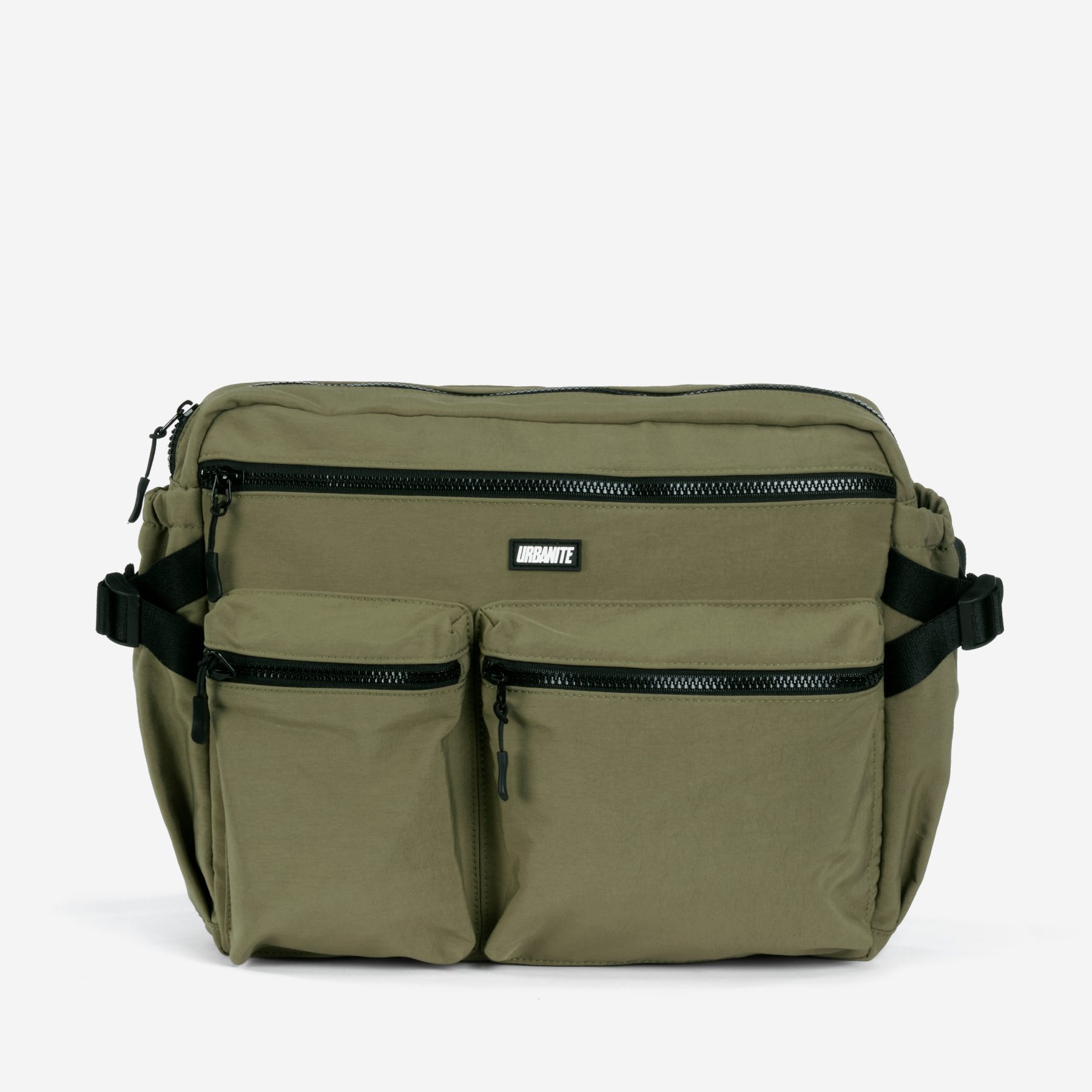 Urbanite Schoudertas Perth Khaki 41x29x14 cm