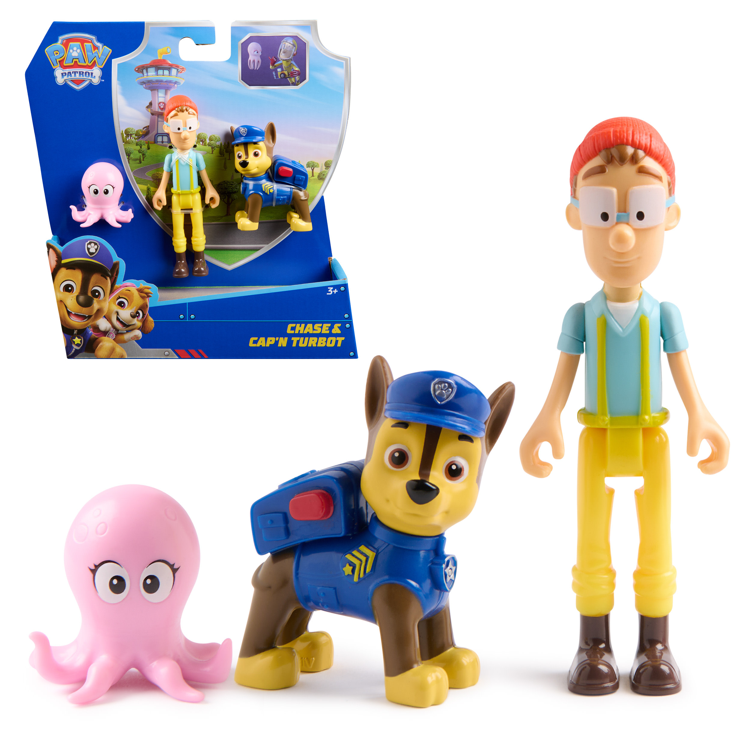 Paw Patrol - Story Figure pack met Chase - Hero Pups
