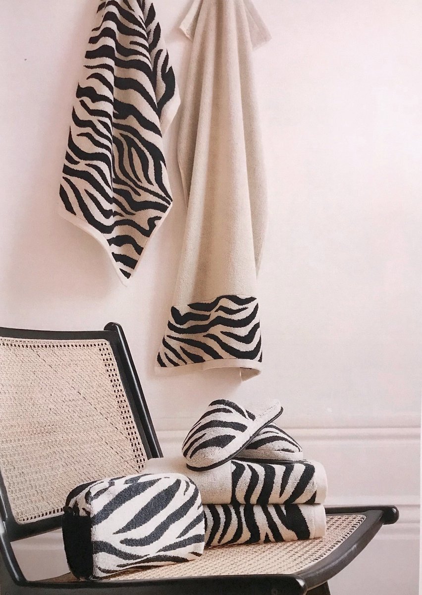 Lasa Home Badlaken Zebra 70x140 cm Beige