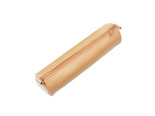 Alassio Pennenrol 21 cm Natuur Leder - diameter 6 cm