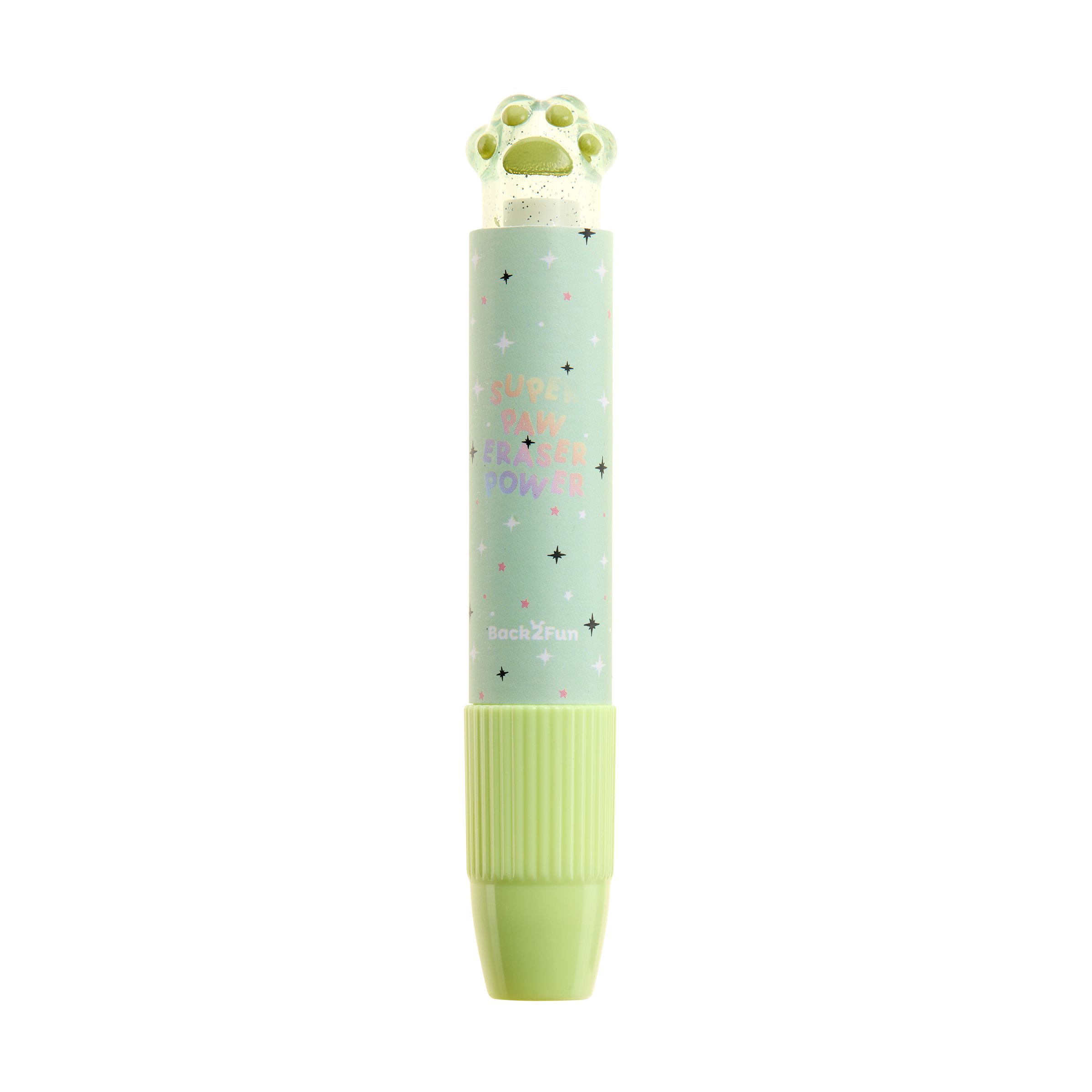 Back2Fun Uitschuifbare Gom Paw-blem Groen met Navulling