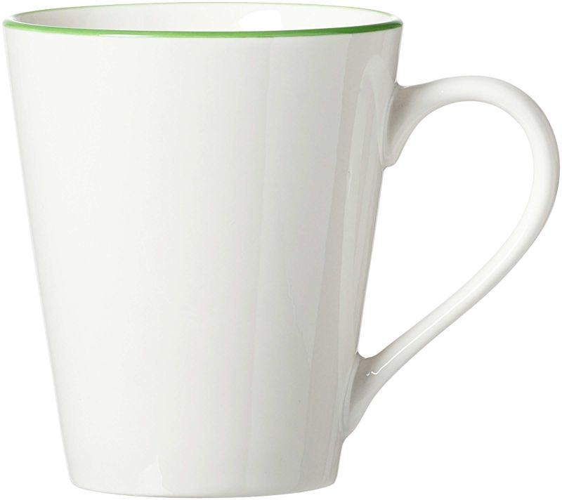 Ritzenhoff & Breker Mok Adela Wit/Groen 300ml - Porselein - 9x12x10 cm