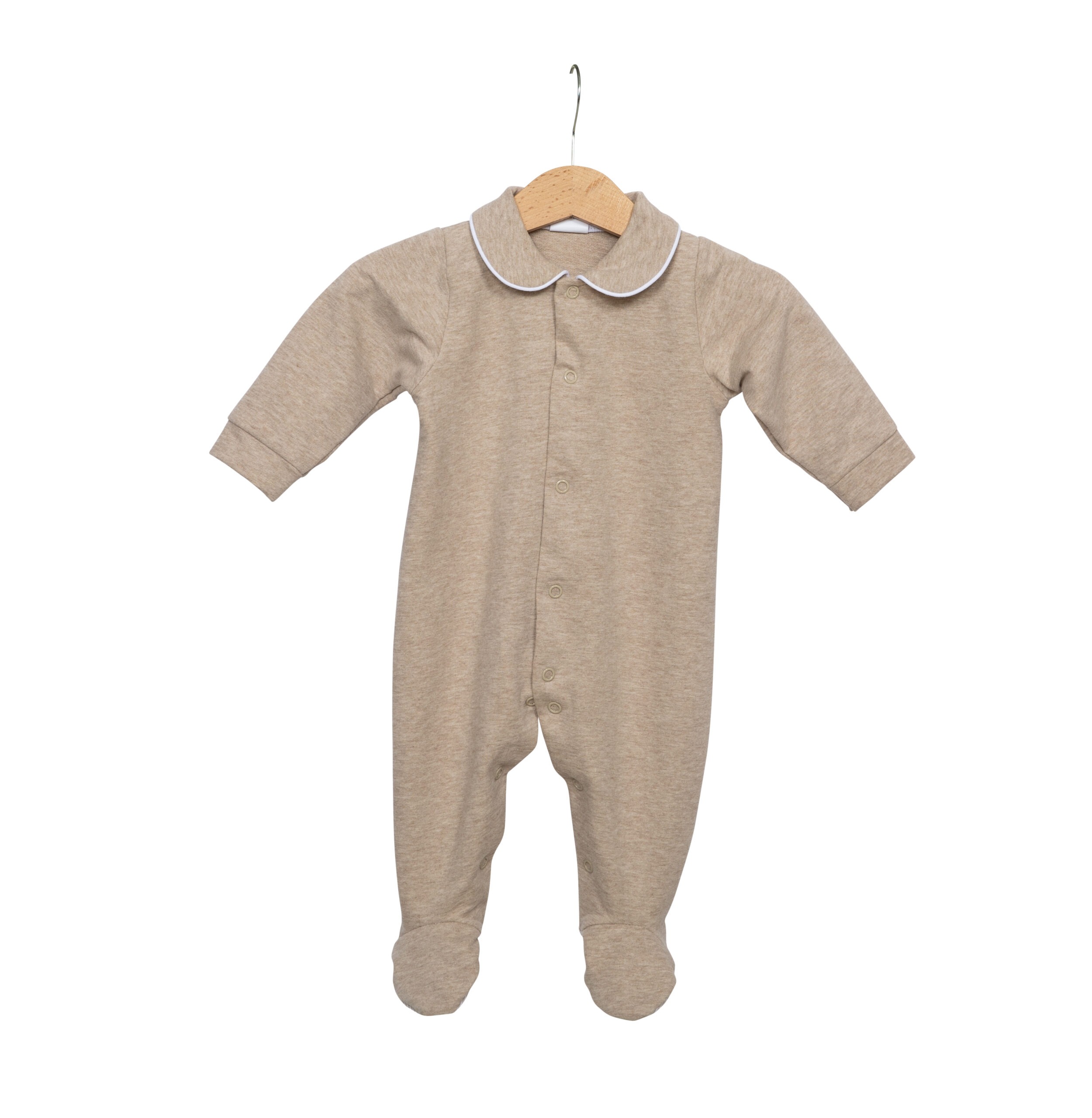 Living Nature Pyjama Jongen Billie Jersey Beige-Wit