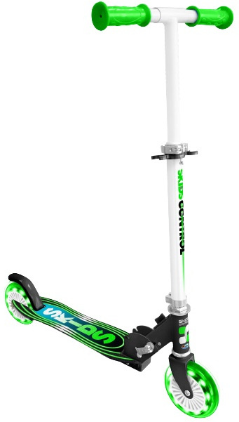 Skids Control Flashing Opvouwbare Step met lichten in de 2 wielen, scooter