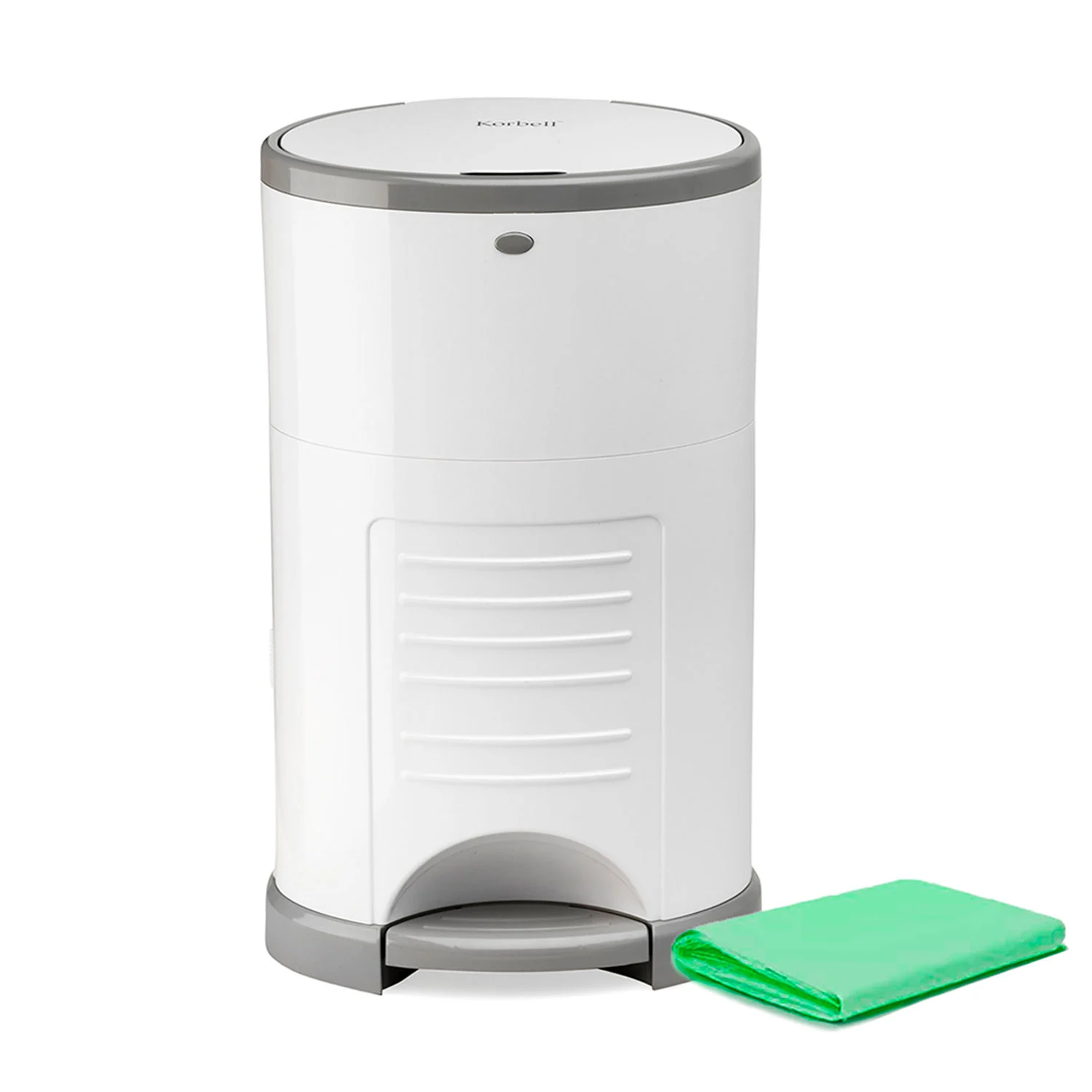 Korbell Luieremmer Nappy-Bin Plus Wit 26 l - 65 Luiers