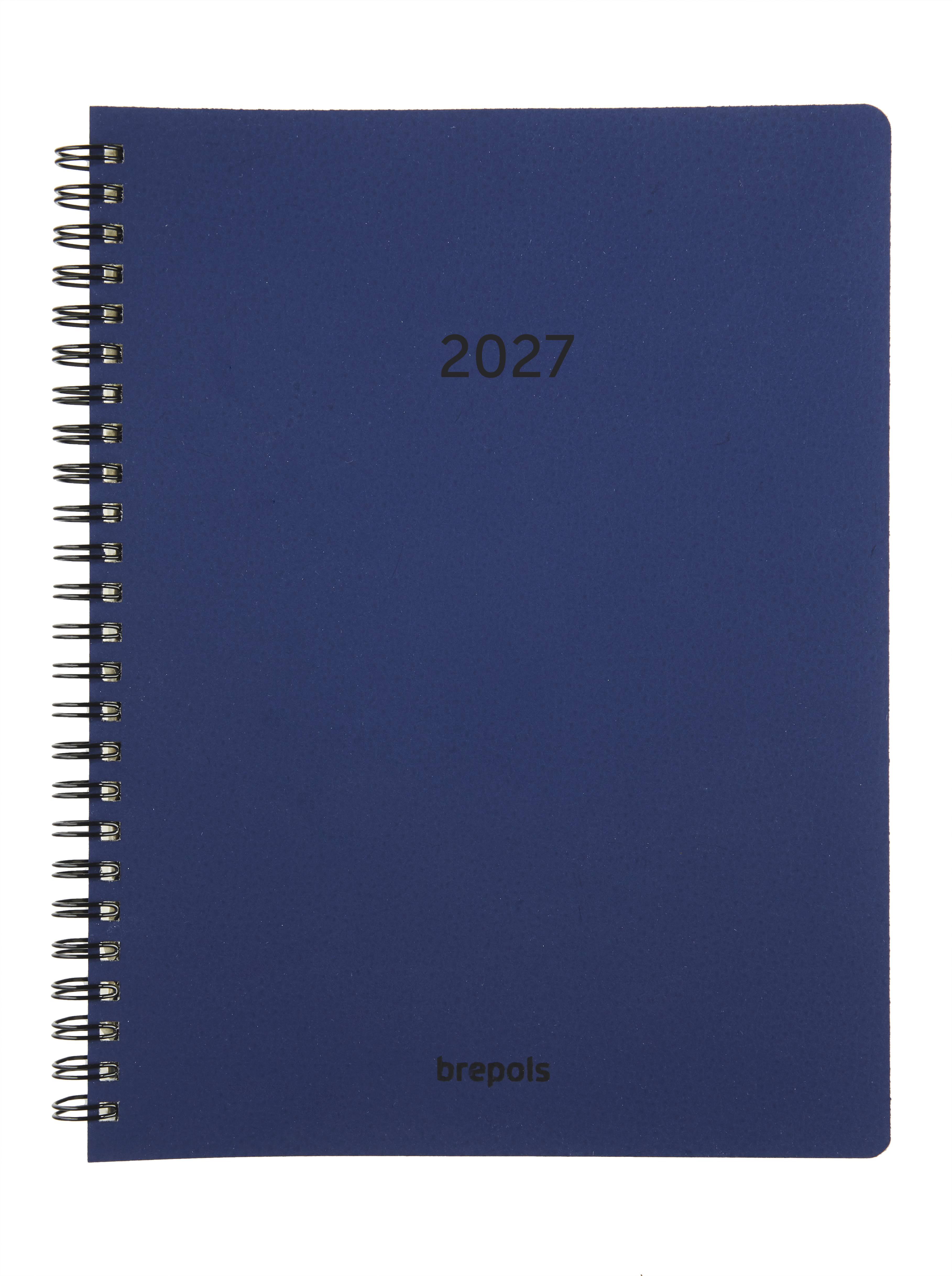 Brepols Agenda 2027 Timing Calvi 1week/2pag Spiraal Blauw 17.1x22 cm