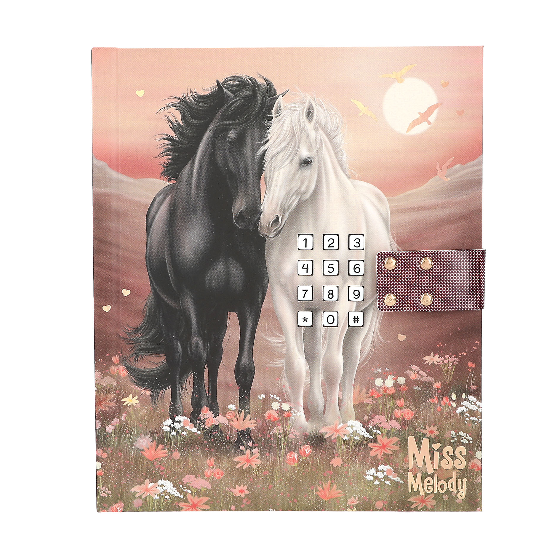 Miss Melody dagboek met code en geluid, motief 1