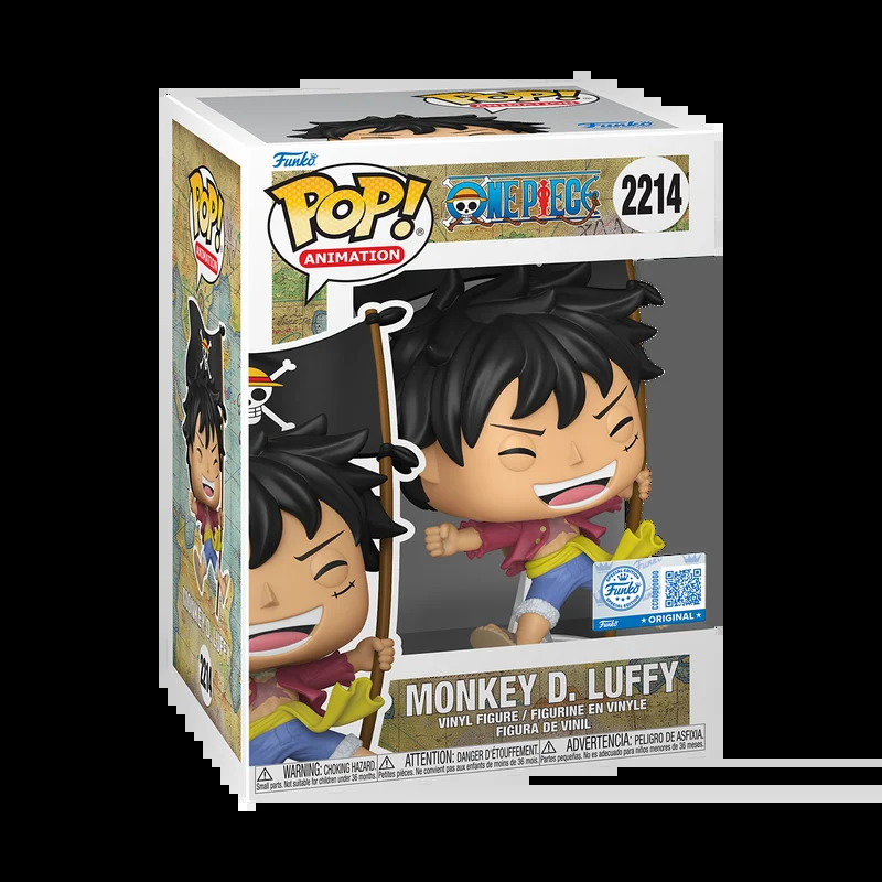 Funko Pop! Animation - One Piece: Luffy with Flag 2214