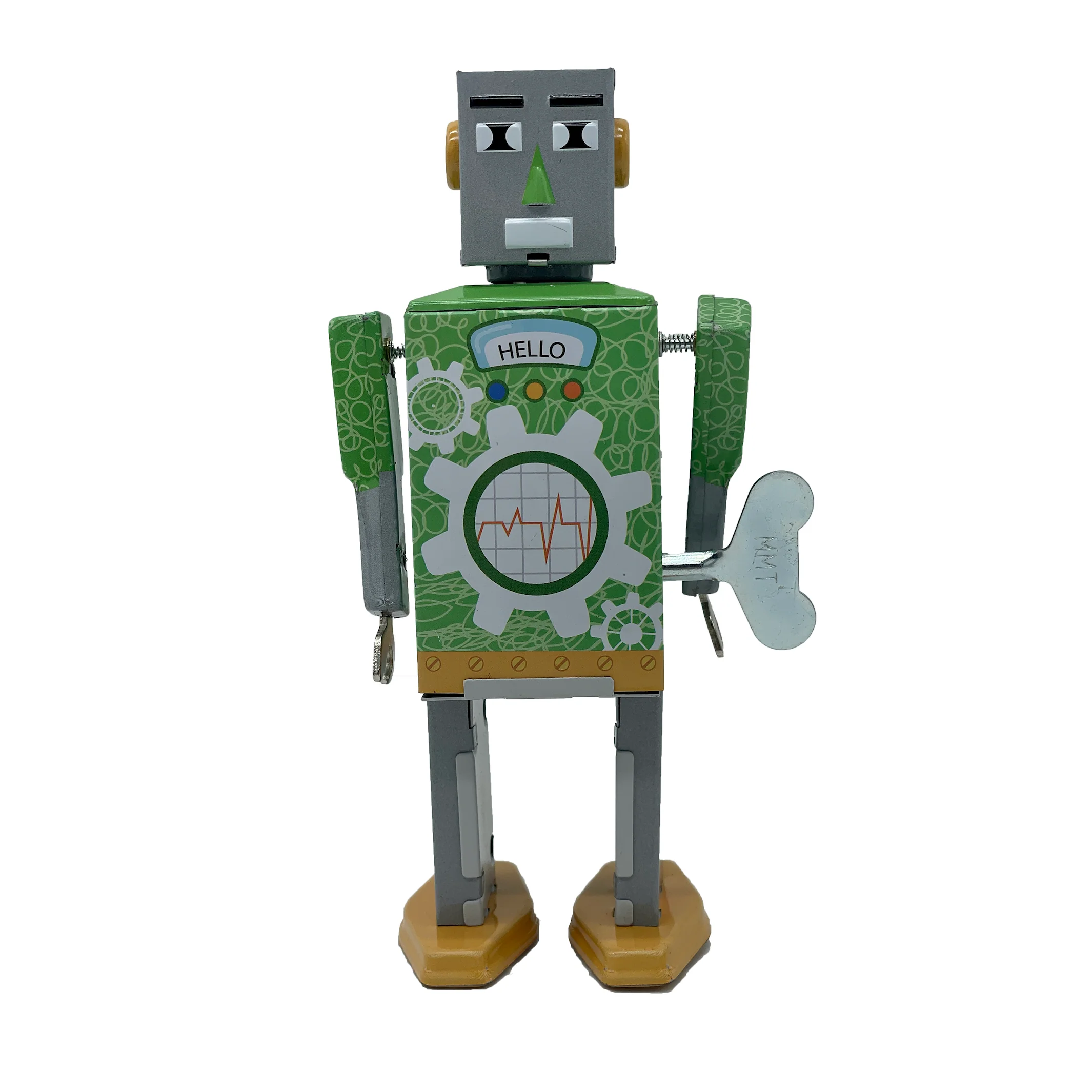 Mr&Mrs Tin Wind Up Tin Robot EcoBot