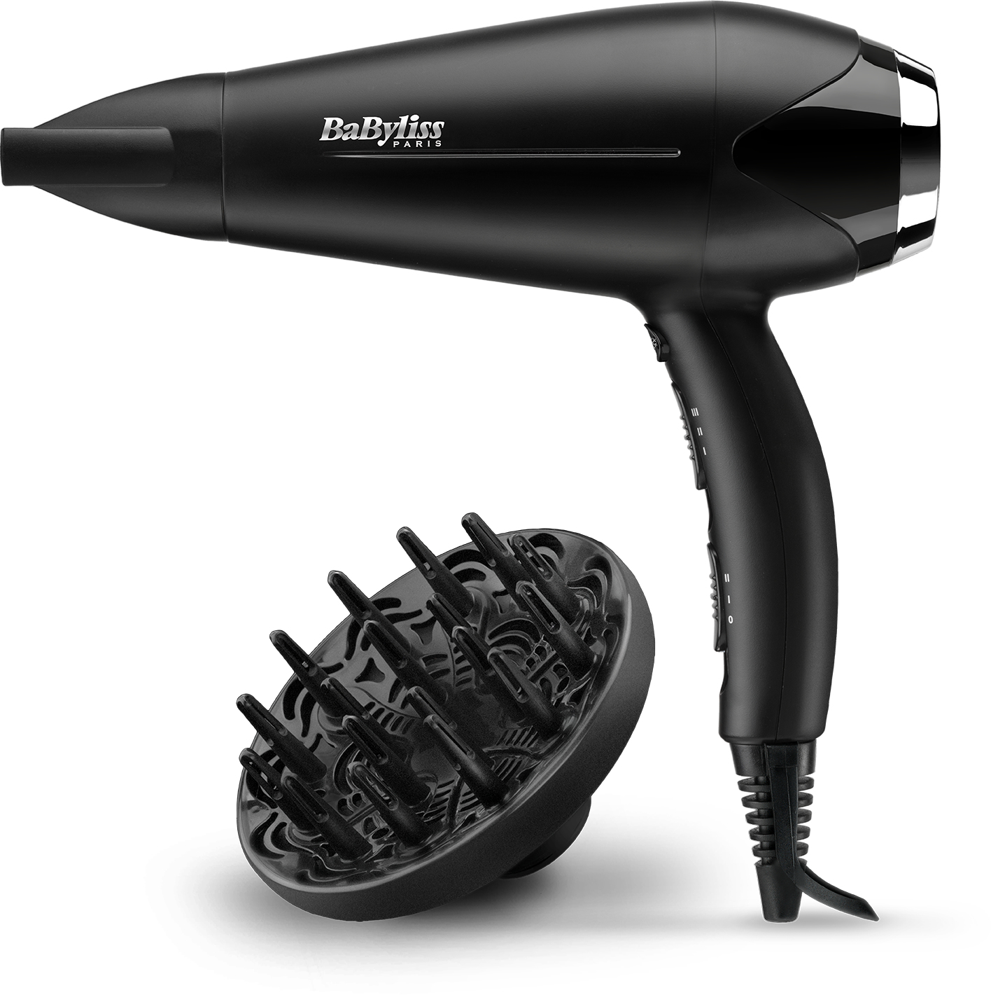 Babyliss Haardroger D572DE Turbo Smooth 2200 W. ion, 3 temperatuurstanden